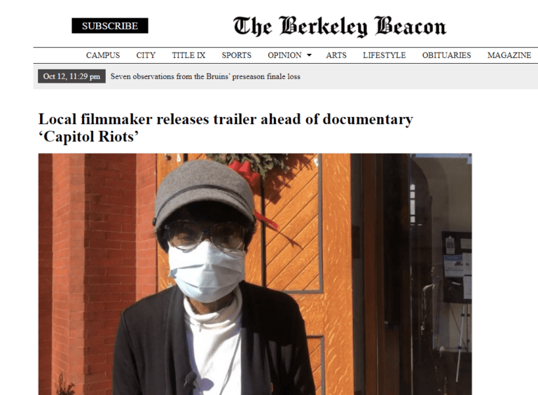 News Coverage on the release of ‘Capitol Riots Movie’